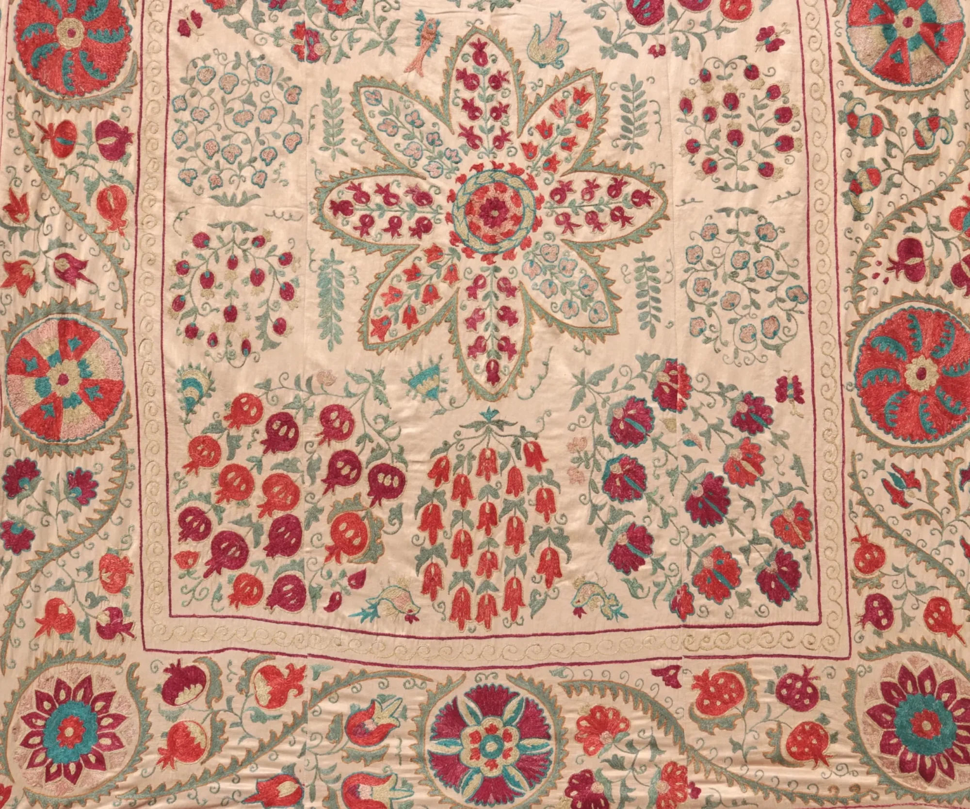 il_fullxfull.6426912230_2s34 Suzani Uzbek handmade embroidery,Suzani Fabric Suzani Wall Hanging, Bedspread, Bedcover, Wall hanging Decorative fabric, Suzani tablecloth.