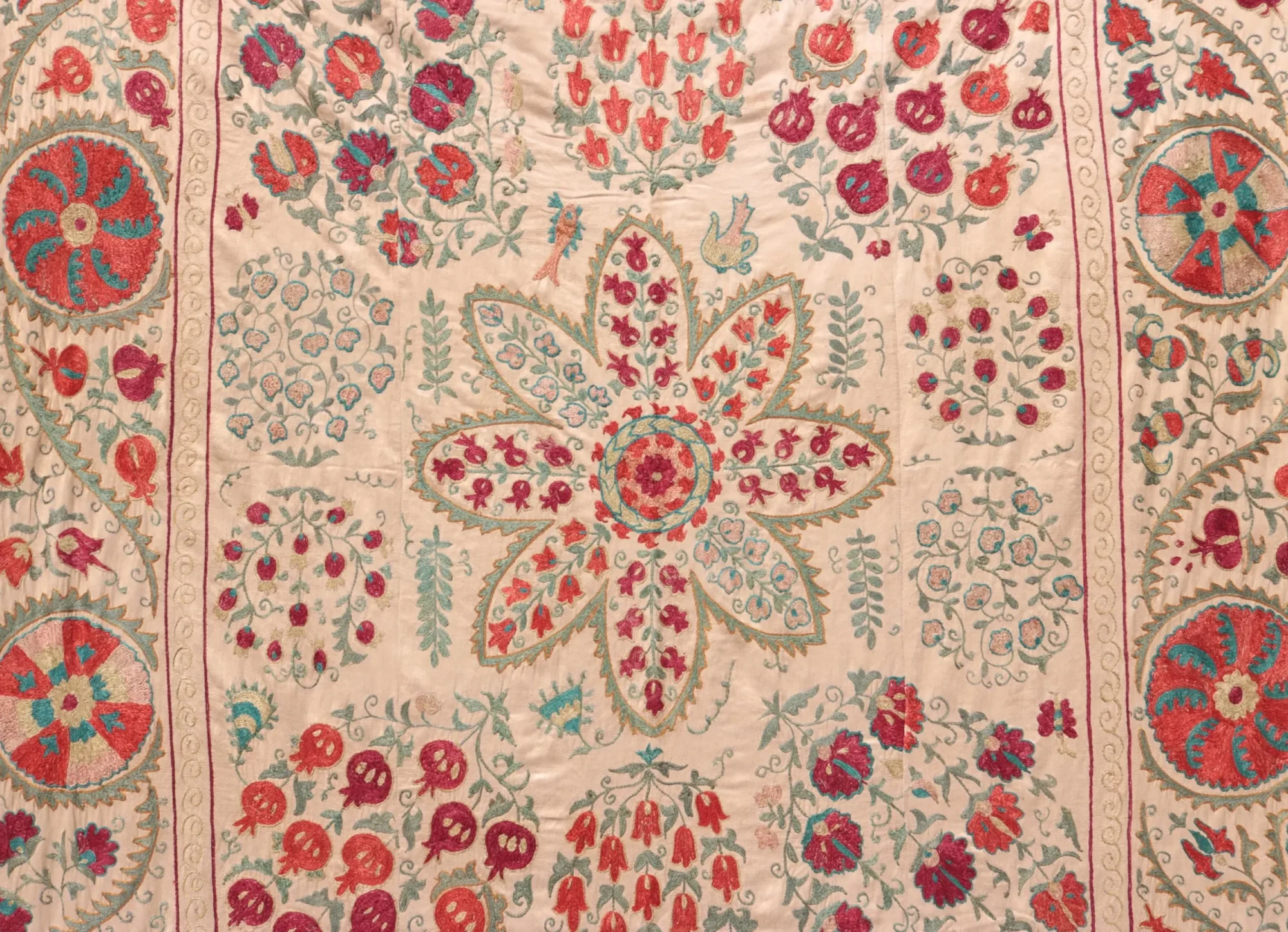 il_fullxfull.6426912440_p0v3 Suzani Uzbek handmade embroidery,Suzani Fabric Suzani Wall Hanging, Bedspread, Bedcover, Wall hanging Decorative fabric, Suzani tablecloth.