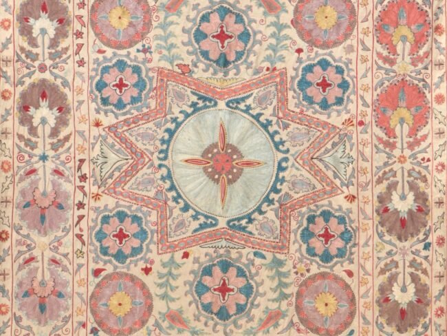 Suzani Uzbek handmade embroidery,Suzani Fabric Suzani Wall Hanging,  Bedspread, Bedcover, Wall hanging Decorative fabric, Suzani tablecloth.