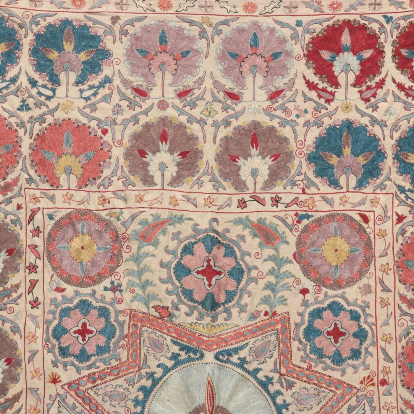 Suzani Uzbek handmade embroidery,Suzani Fabric Suzani Wall Hanging,  Bedspread, Bedcover, Wall hanging Decorative fabric, Suzani tablecloth.