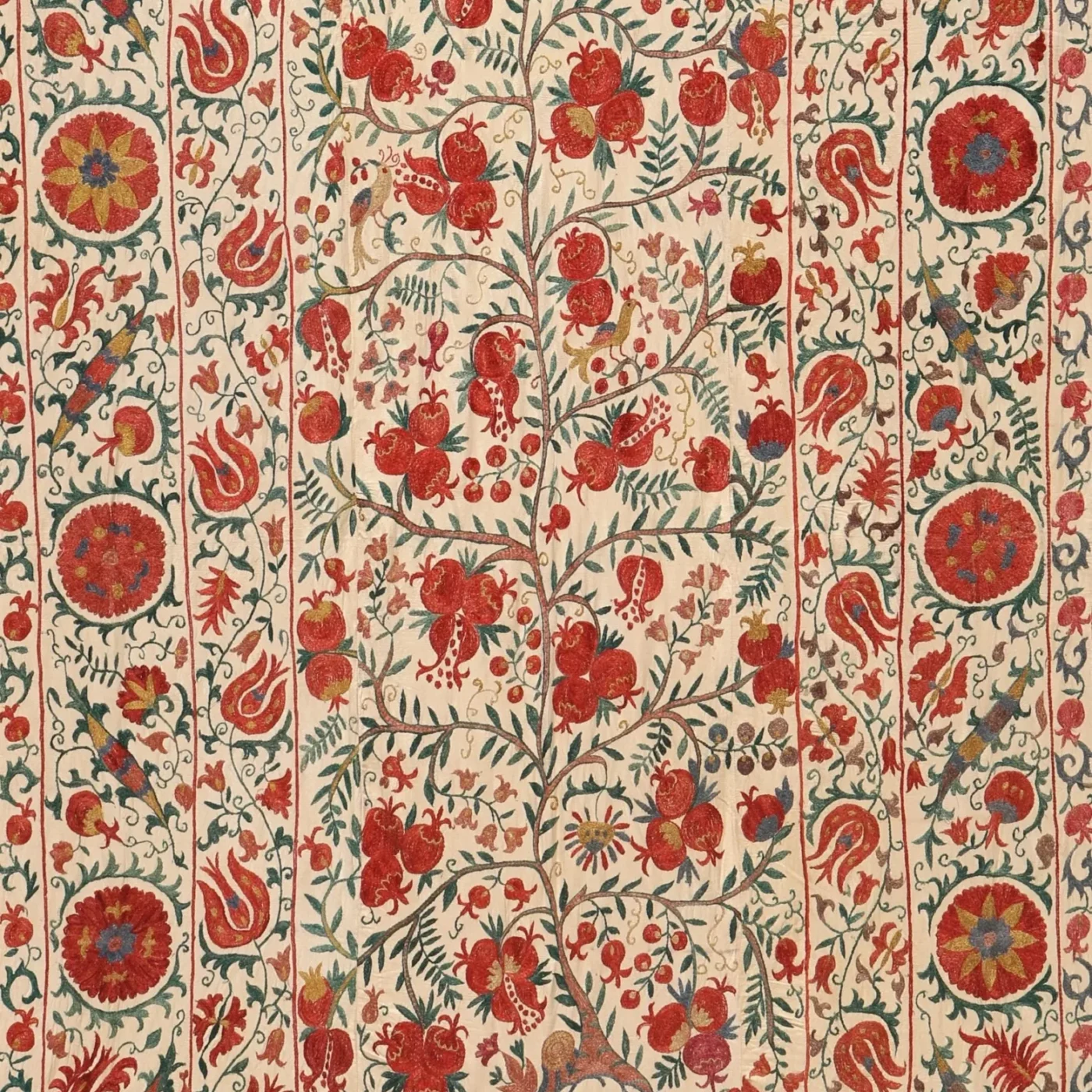 Silk Suzani Clasic Uzbek embroidery,Suzani Fabric Suzani Wall Hanging, Bedspread, Bed cover, Wall hanging, Wall Decor fabric, Tablecloth