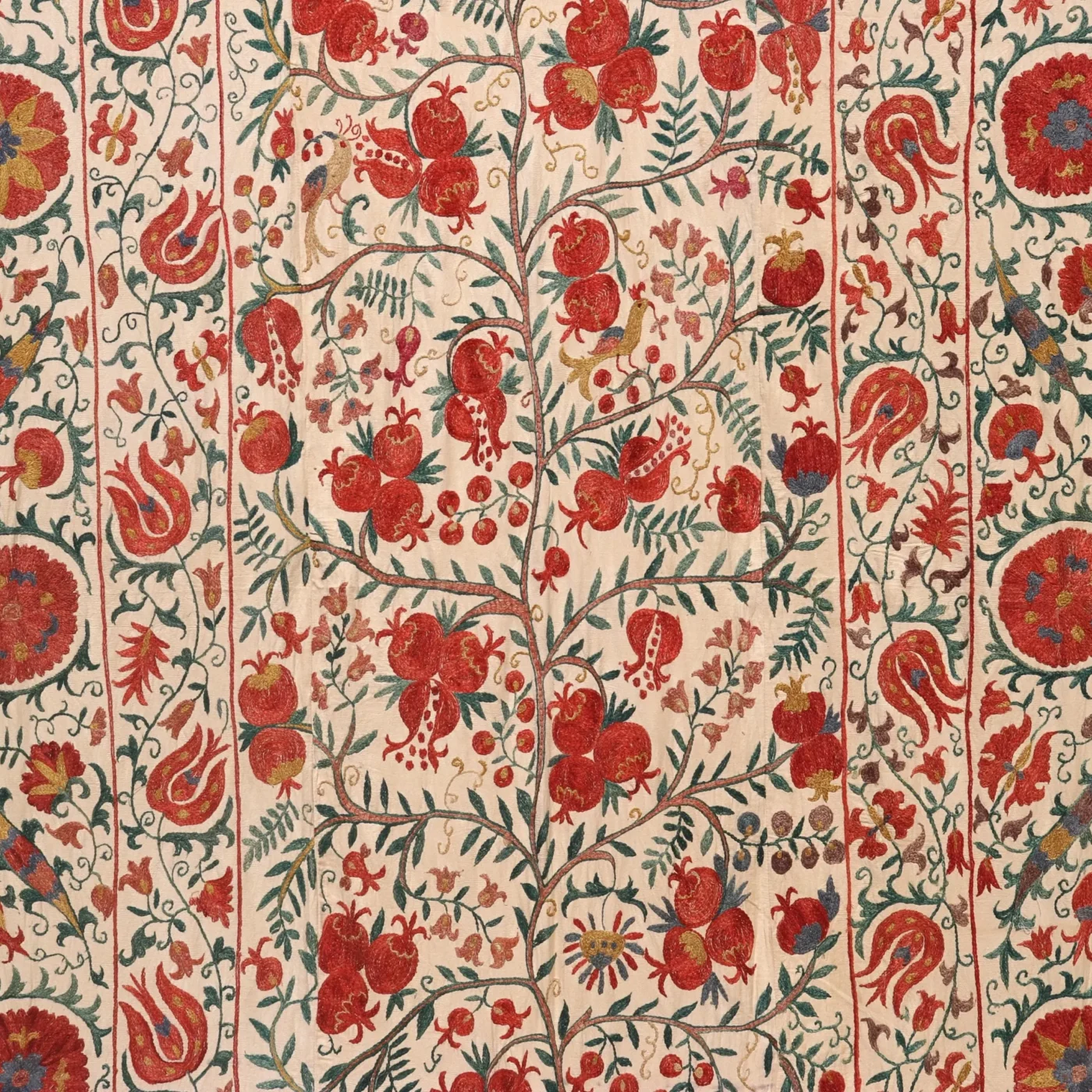 Silk Suzani Clasic Uzbek embroidery,Suzani Fabric Suzani Wall Hanging, Bedspread, Bed cover, Wall hanging, Wall Decor fabric, Tablecloth