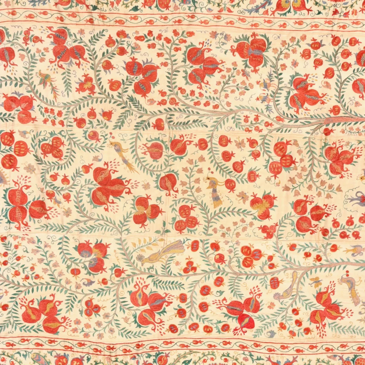 Suzani Uzbek handmade embroidery,Suzani Fabric Suzani Wall Hanging,  Bedspread, Bedcover, Wall hanging Decorative fabric, Suzani tablecloth.