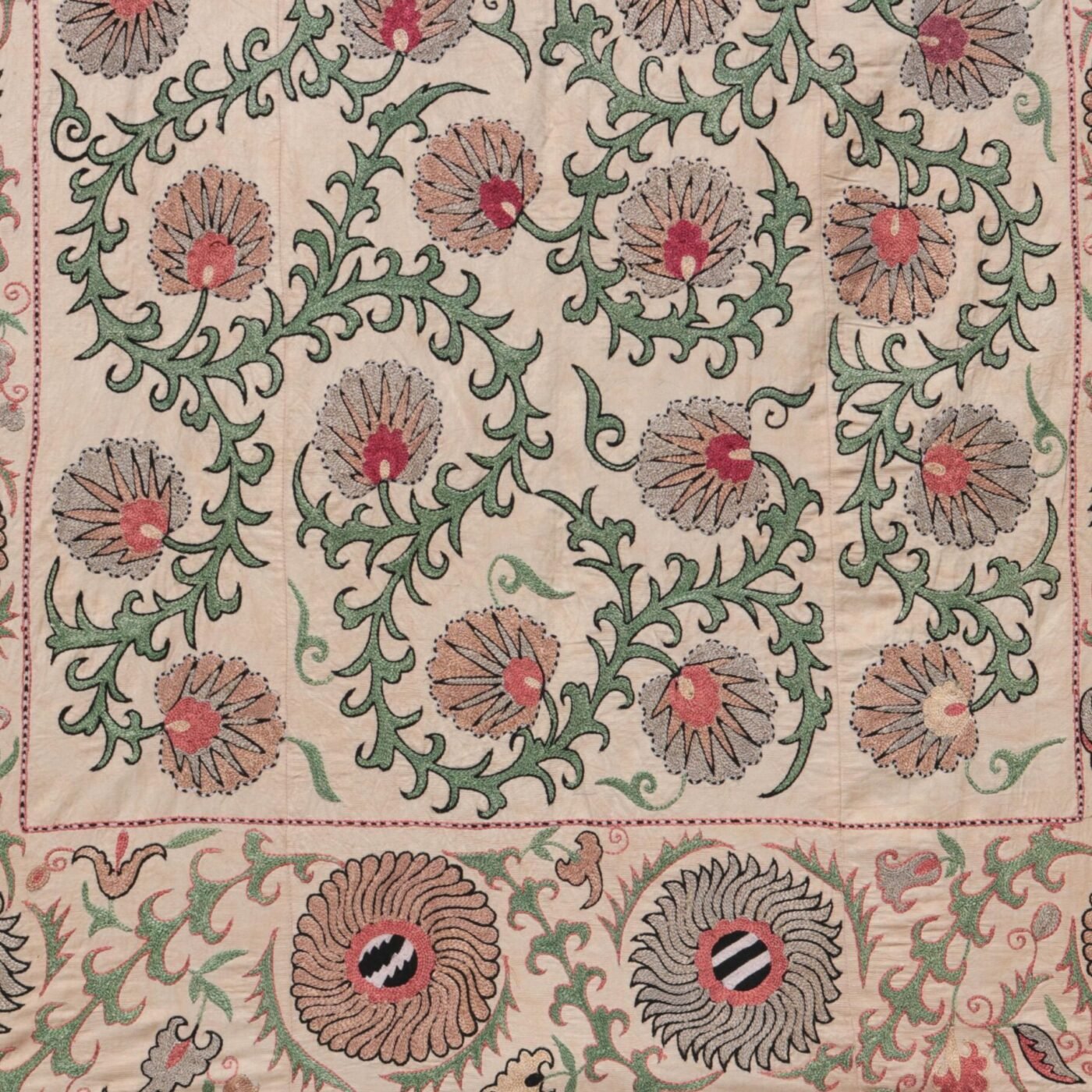 Silk Suzani Clasic Uzbek embroidery,Suzani Fabric Suzani Wall Hanging, Bedspread, Bed cover, Wall hanging, Wall Decor fabric, Tablecloth