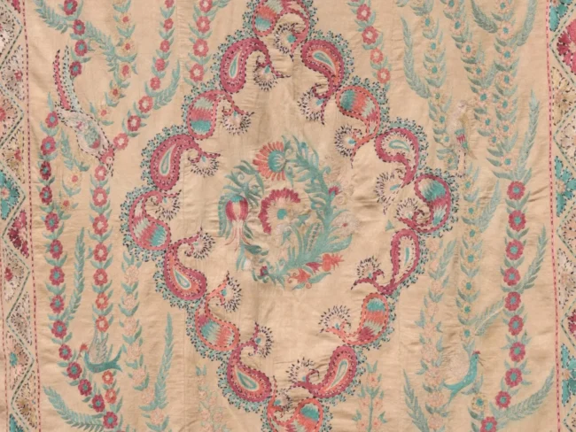 Silk Suzani Clasic Uzbek embroidery,Suzani Fabric Suzani Wall Hanging, Bedspread, Bed cover, Wall hanging, Wall Decor fabric, Tablecloth