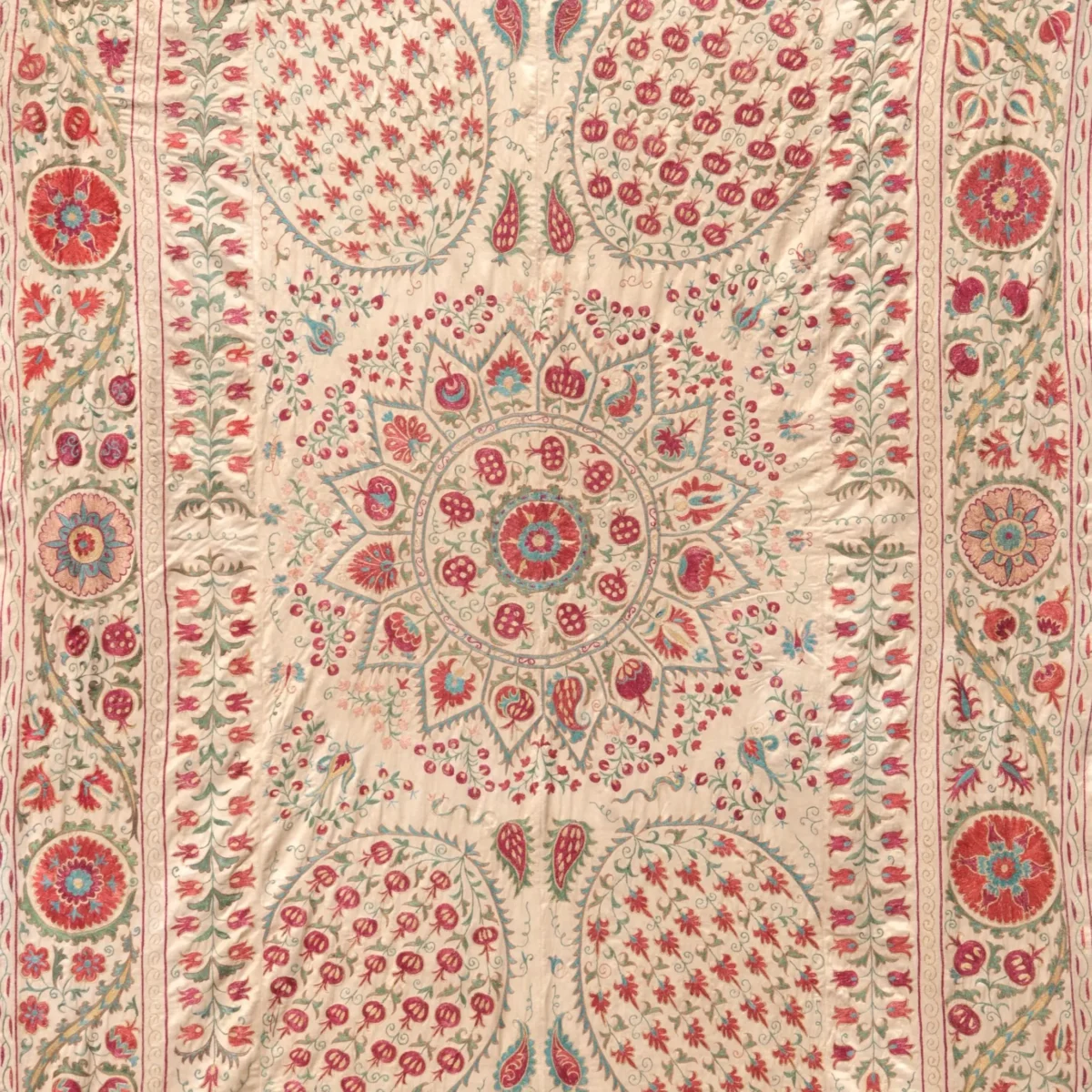 Suzani Uzbek handmade embroidery,Suzani Fabric Suzani Wall Hanging,  Bedspread, Bedcover, Wall hanging Decorative fabric, Suzani tablecloth.