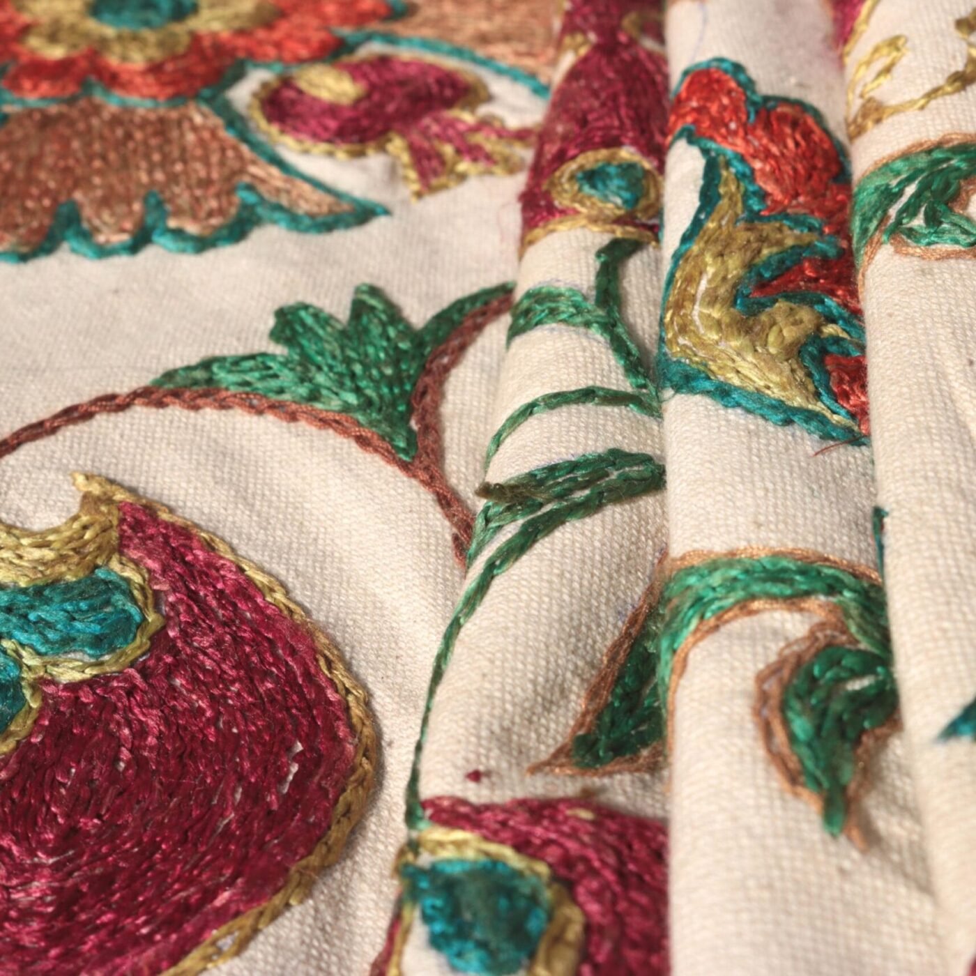 Suzani Uzbek handmade embroidery,Suzani Fabric Suzani Wall Hanging,  Bedspread, Bedcover, Wall hanging Decorative fabric, Suzani tablecloth.
