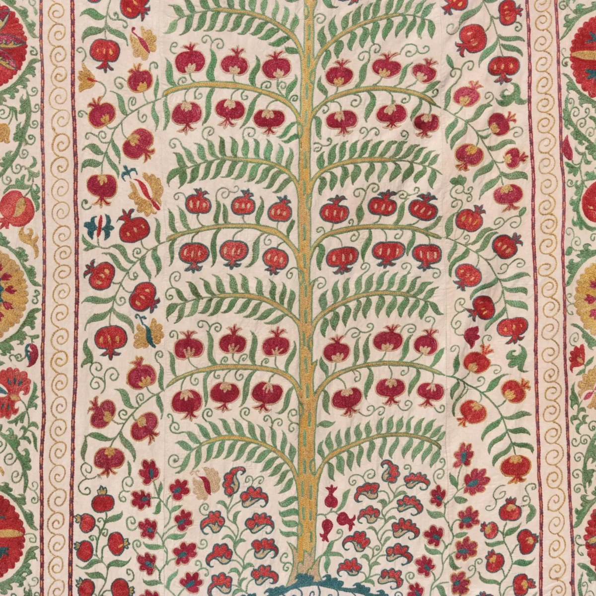 Suzani Uzbek handmade embroidery,Suzani Fabric Suzani Wall Hanging,  Bedspread, Bedcover, Wall hanging Decorative fabric, Suzani tablecloth.