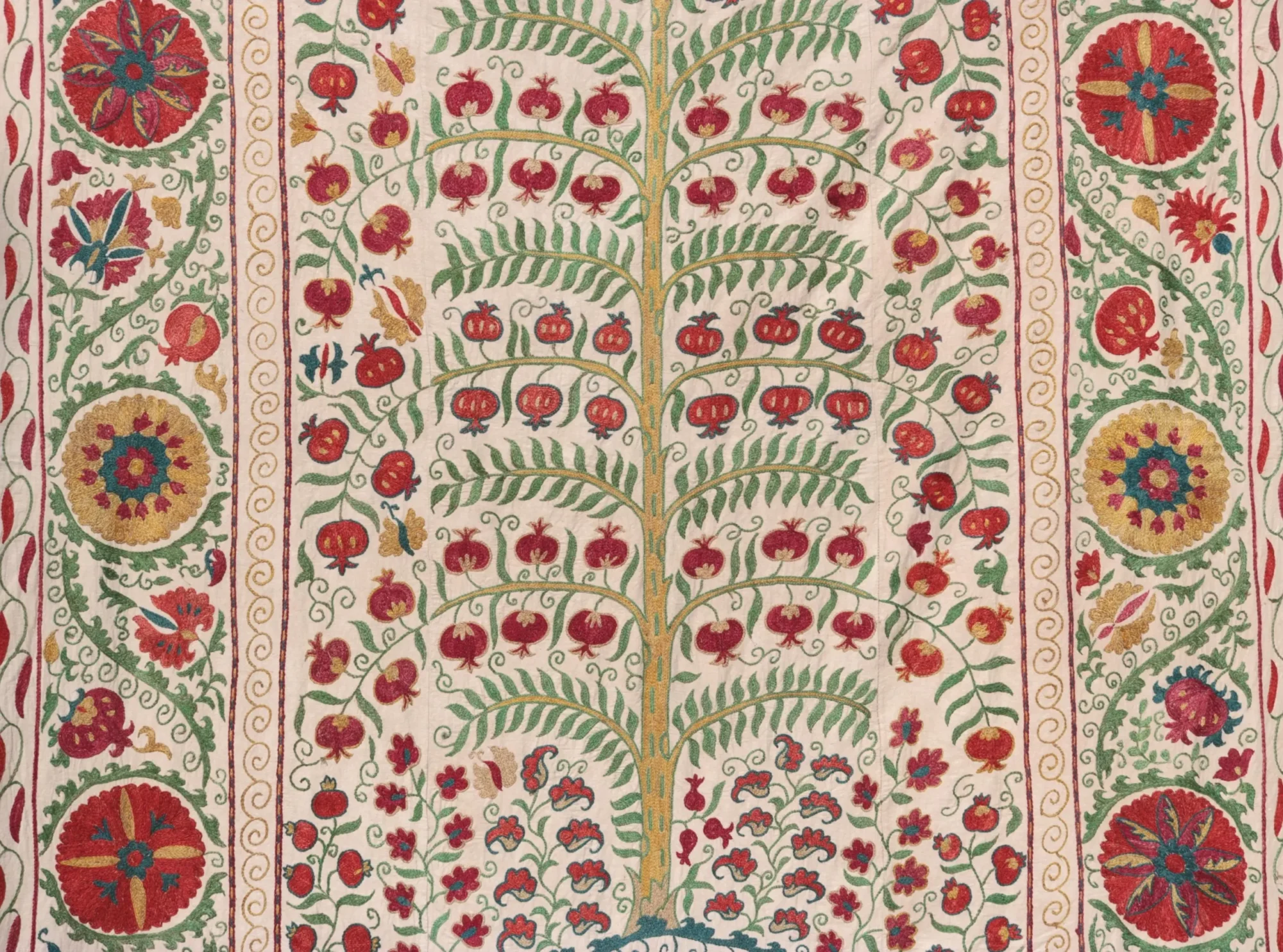 Suzani Uzbek handmade embroidery,Suzani Fabric Suzani Wall Hanging,  Bedspread, Bedcover, Wall hanging Decorative fabric, Suzani tablecloth.