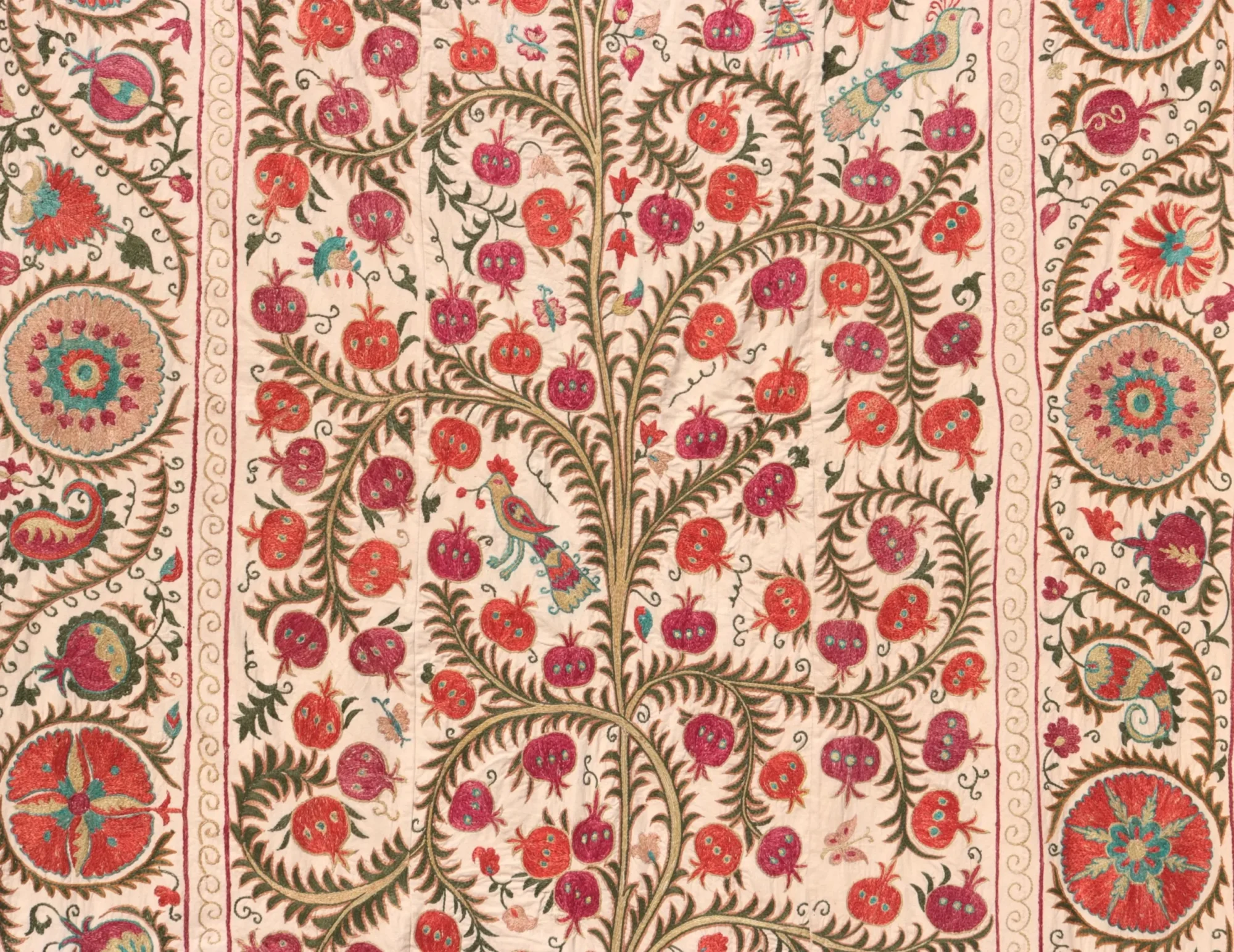 il_fullxfull.6474991869_swau Suzani Uzbek handmade embroidery,Suzani Fabric Suzani Wall Hanging, Bedspread, Bedcover, Wall hanging Decorative fabric, Suzani tablecloth.