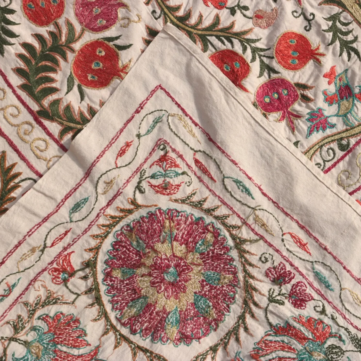 il_fullxfull.6474993085_c03f Suzani Uzbek handmade embroidery,Suzani Fabric Suzani Wall Hanging, Bedspread, Bedcover, Wall hanging Decorative fabric, Suzani tablecloth.