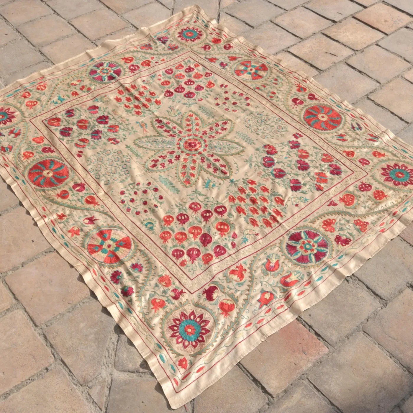 il_fullxfull.6475007629_nd3o Suzani Uzbek handmade embroidery,Suzani Fabric Suzani Wall Hanging, Bedspread, Bedcover, Wall hanging Decorative fabric, Suzani tablecloth.