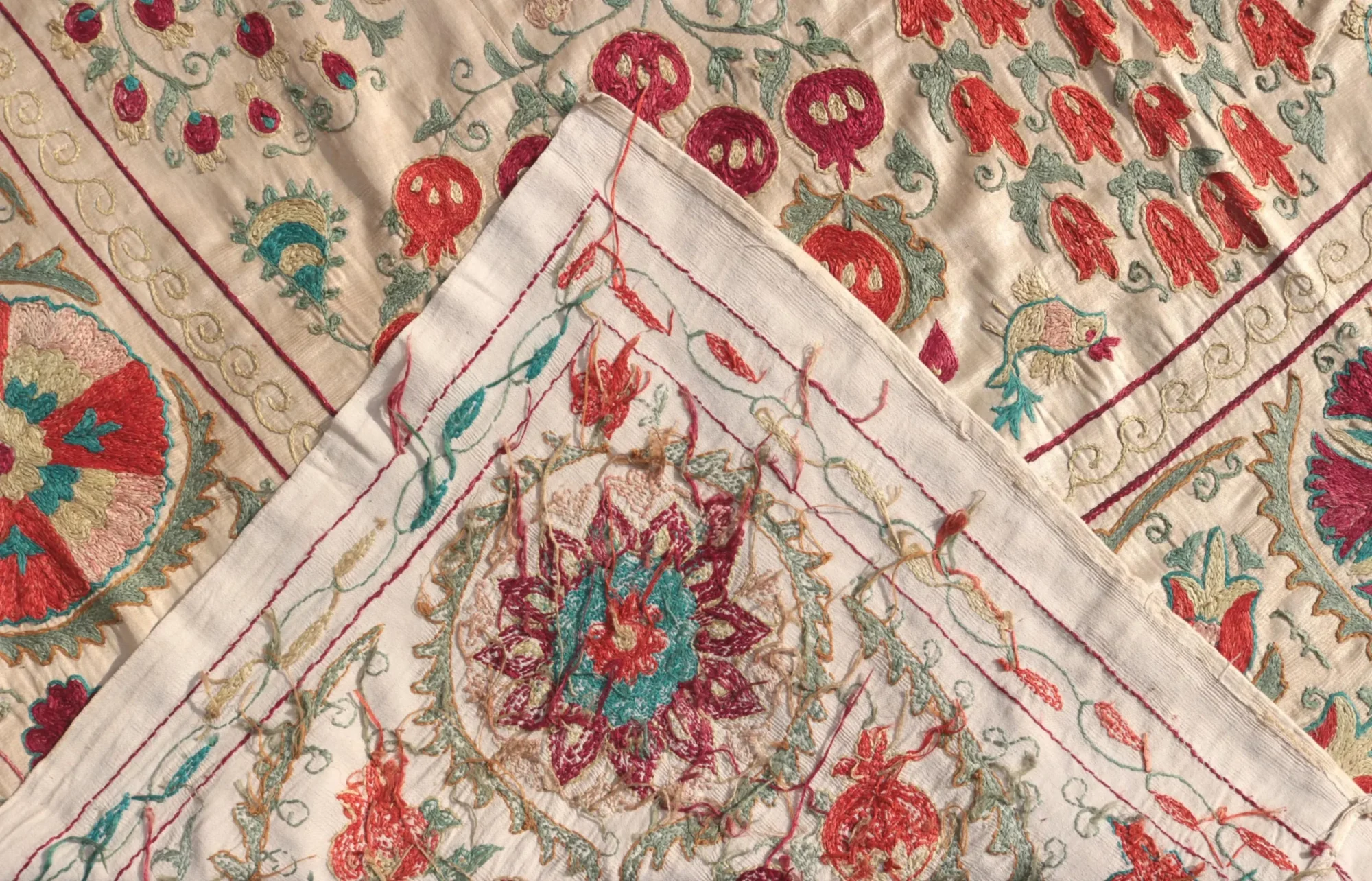 il_fullxfull.6475008659_nqks Suzani Uzbek handmade embroidery,Suzani Fabric Suzani Wall Hanging, Bedspread, Bedcover, Wall hanging Decorative fabric, Suzani tablecloth.