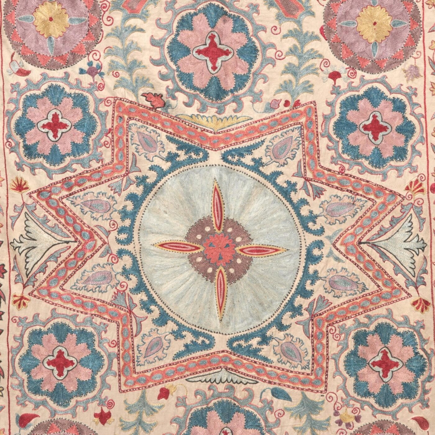 Suzani Uzbek handmade embroidery,Suzani Fabric Suzani Wall Hanging,  Bedspread, Bedcover, Wall hanging Decorative fabric, Suzani tablecloth.