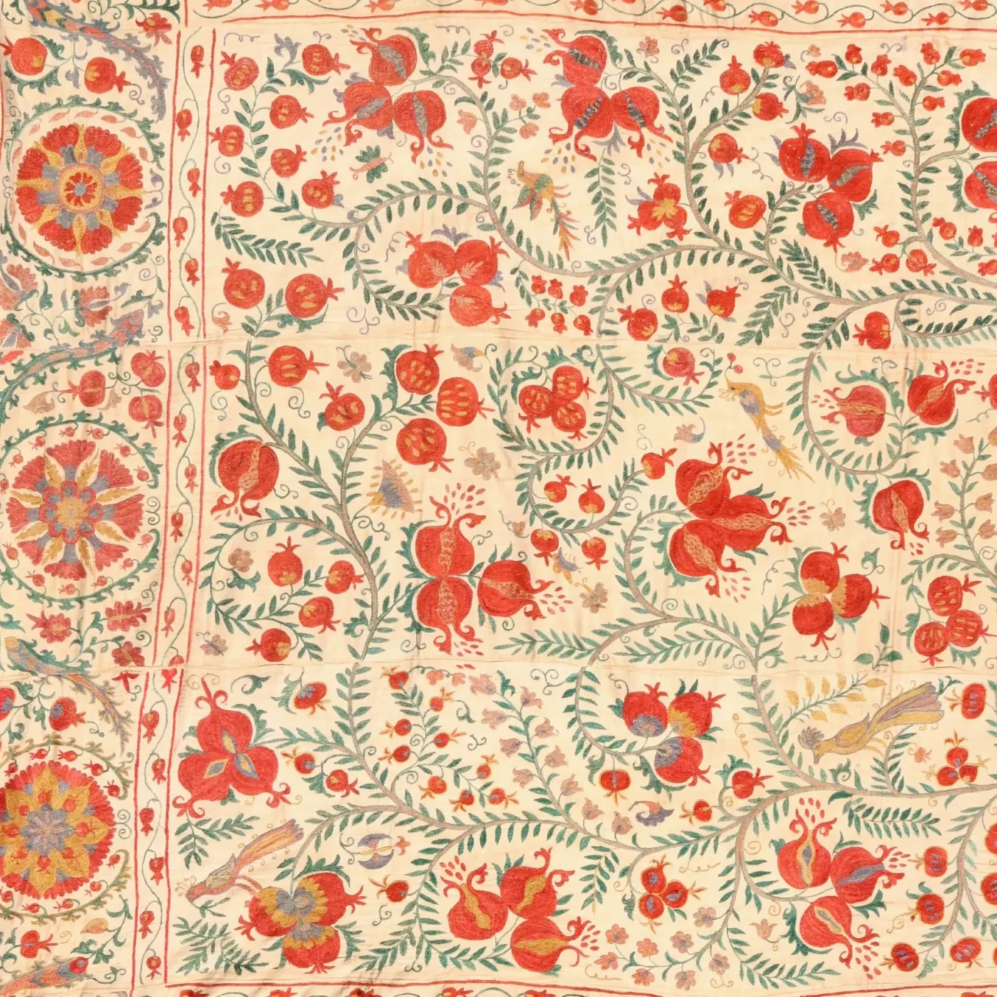 il_fullxfull.6498899911_fd2d Suzani Uzbek handmade embroidery,Suzani Fabric Suzani Wall Hanging, Bedspread, Bedcover, Wall hanging Decorative fabric, Suzani tablecloth.