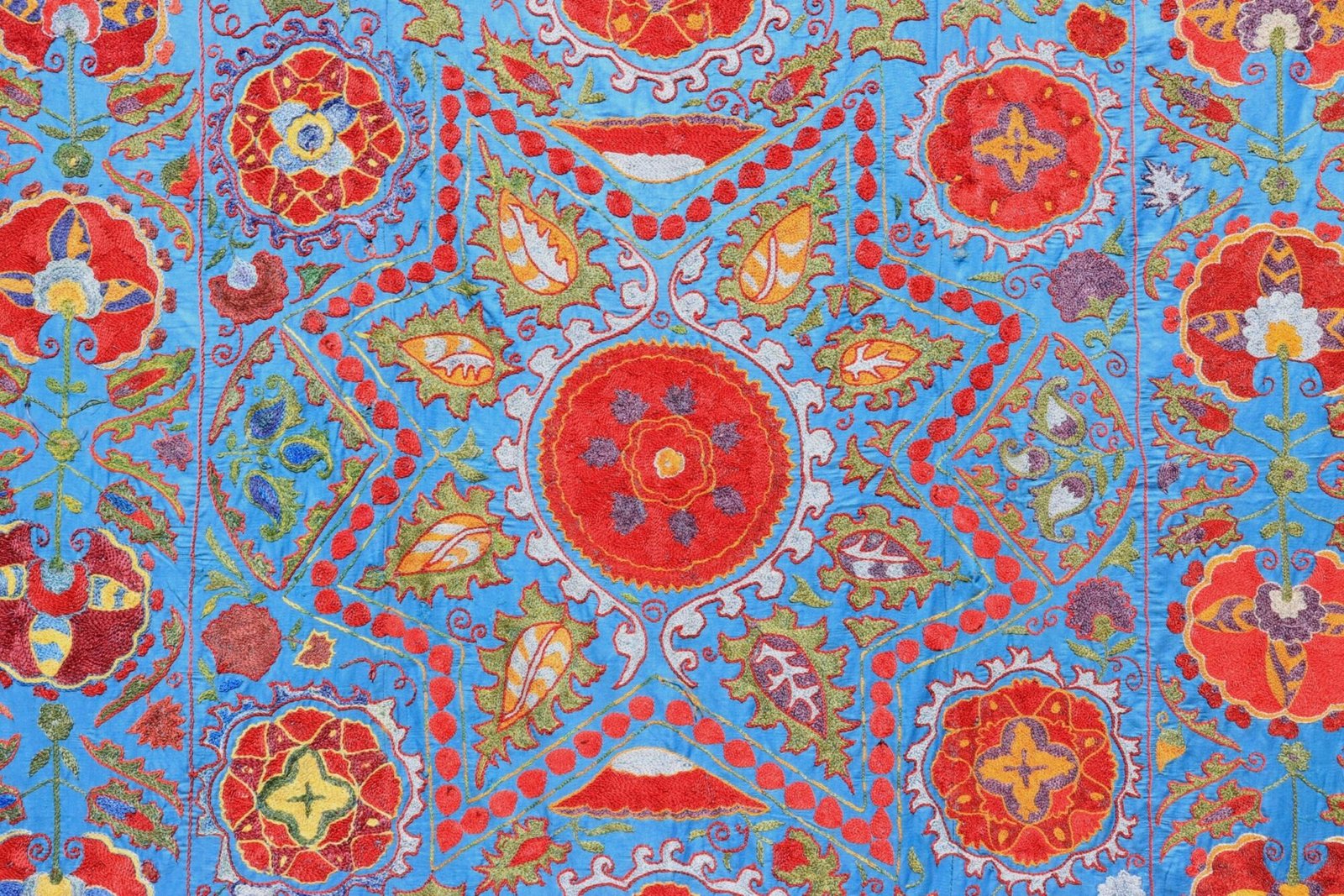 Uzbek handmade embroidery suzani. Bedspread, Bedcover, Wall hanging, Tapestry, Wall decor, Throw, tablecloth.