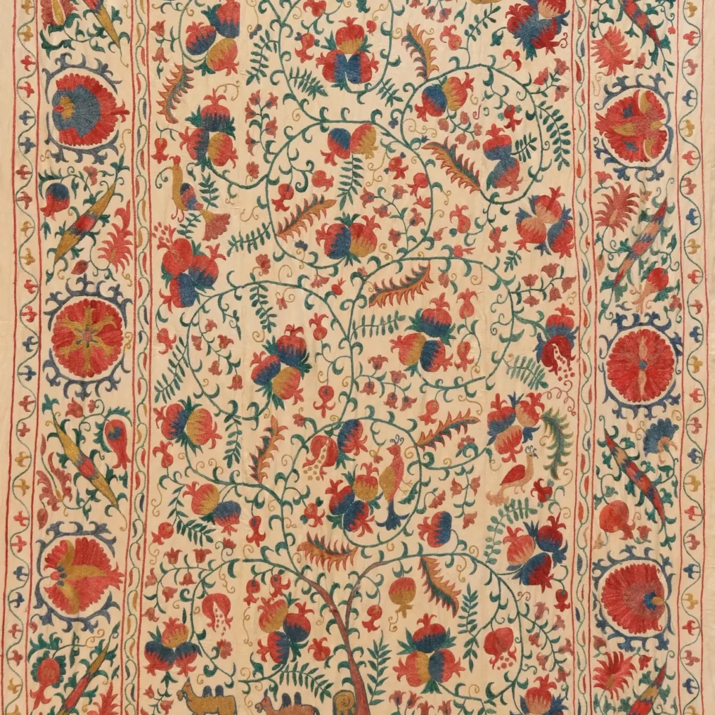 Uzbek handmade embroidery suzani. Bedspread, Bedcover, Wall hanging, Tapestry, Wall decor, Throw, tablecloth.