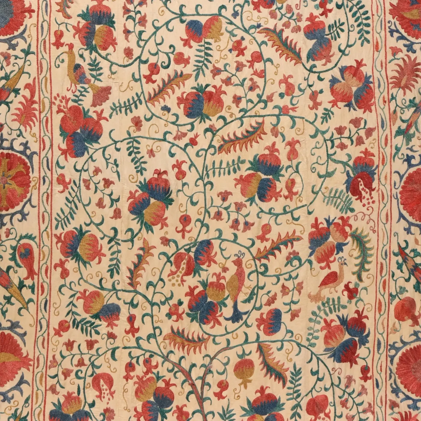 Uzbek handmade embroidery suzani. Bedspread, Bedcover, Wall hanging, Tapestry, Wall decor, Throw, tablecloth.