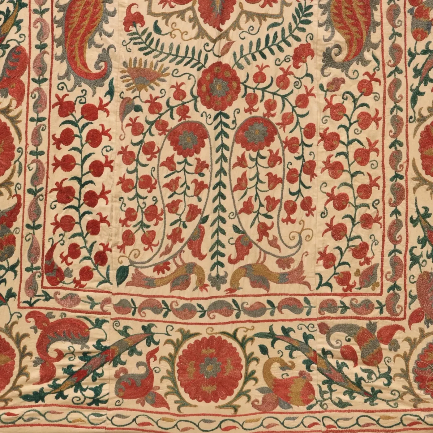 Uzbek handmade embroidery suzani. Bedspread, Bedcover, Wall hanging, Tapestry, Wall decor, Throw, tablecloth.