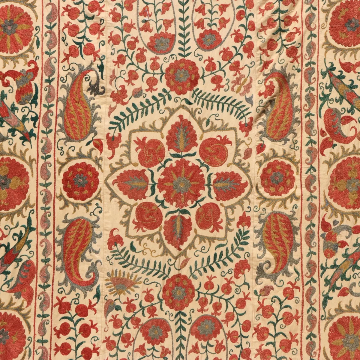 Uzbek handmade embroidery suzani. Bedspread, Bedcover, Wall hanging, Tapestry, Wall decor, Throw, tablecloth.