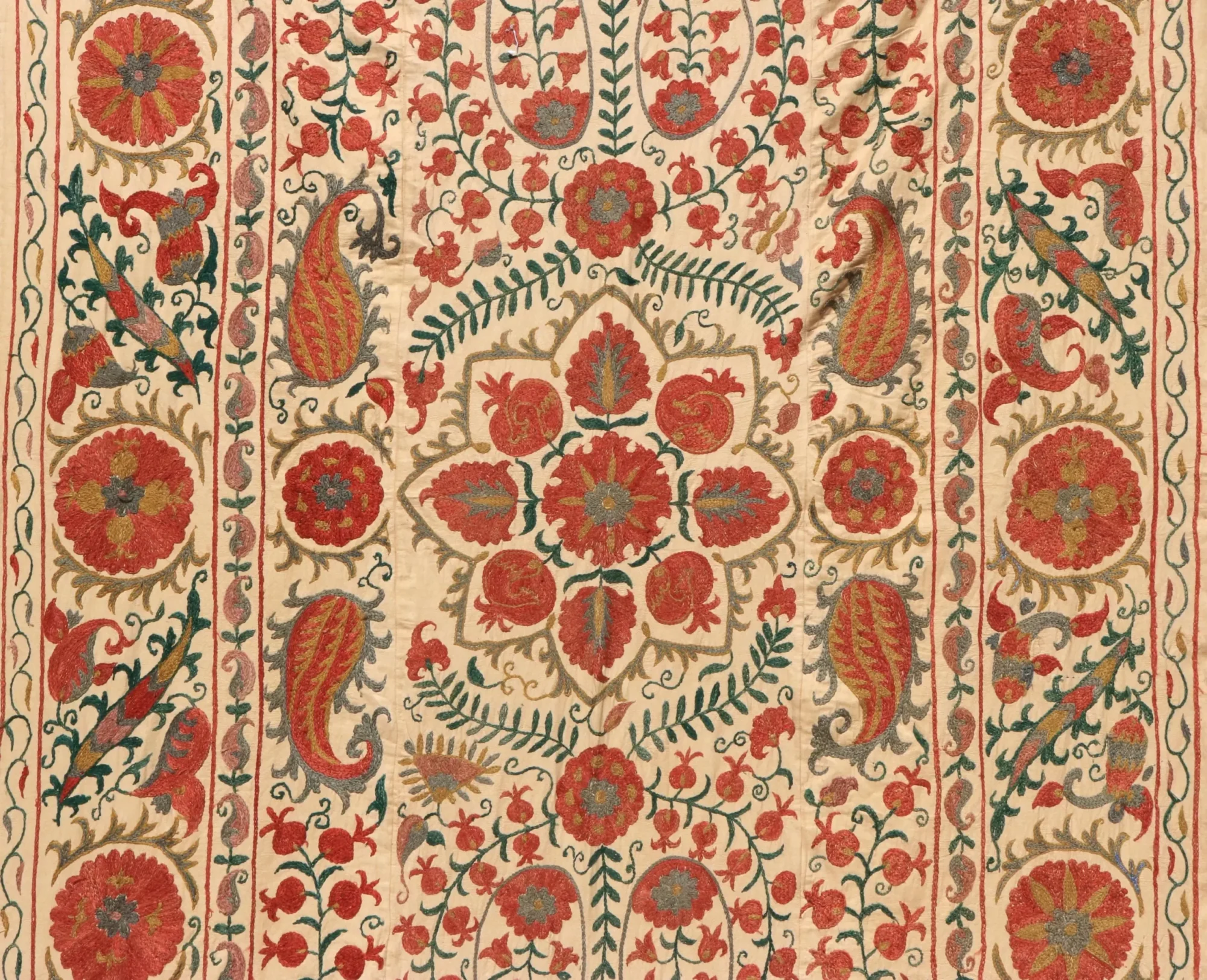 Uzbek handmade embroidery suzani. Bedspread, Bedcover, Wall hanging, Tapestry, Wall decor, Throw, tablecloth.