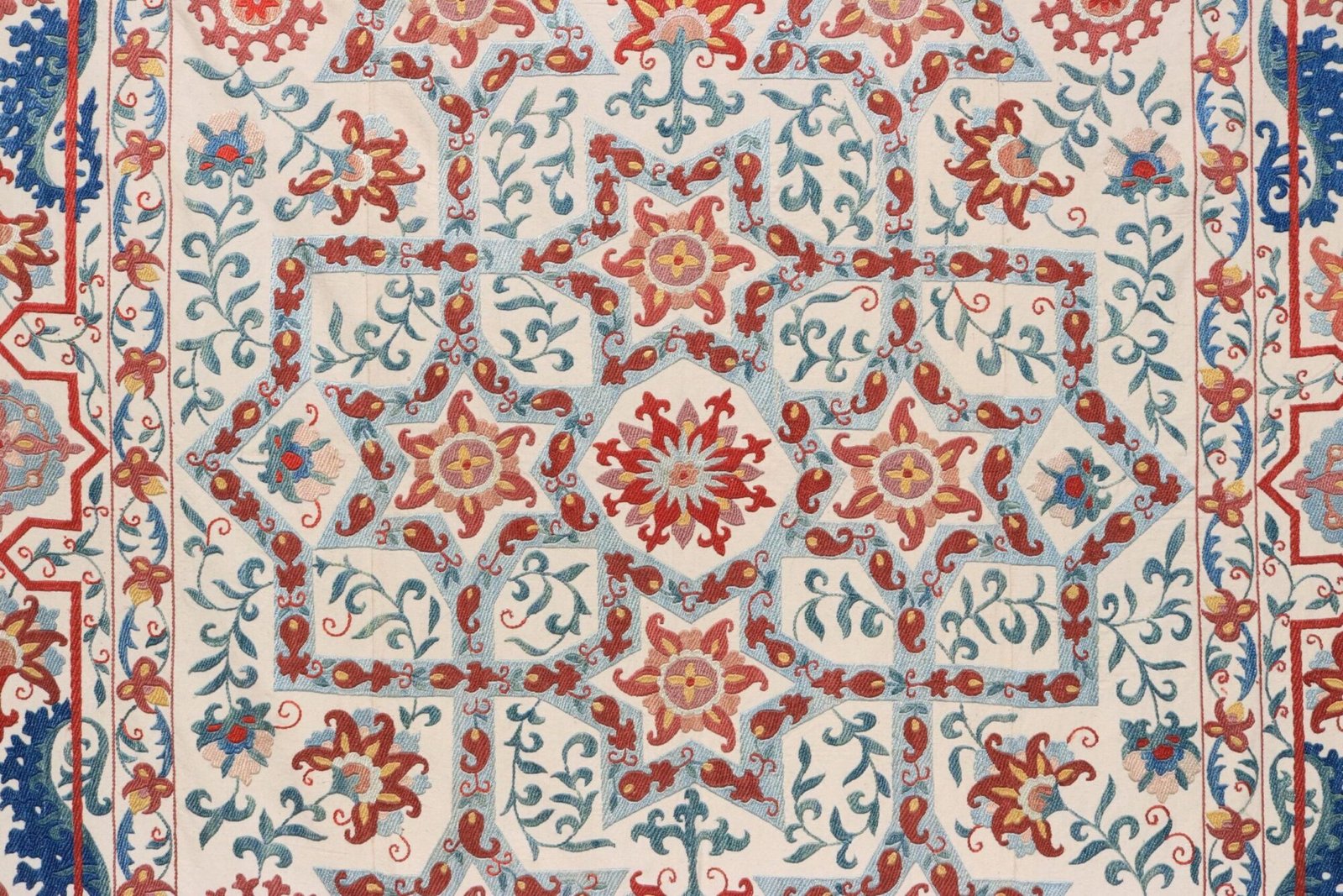 Uzbek handmade embroidery suzani. Bedspread, Bedcover, Wall hanging, Tapestry, Wall decor, Throw, tablecloth.