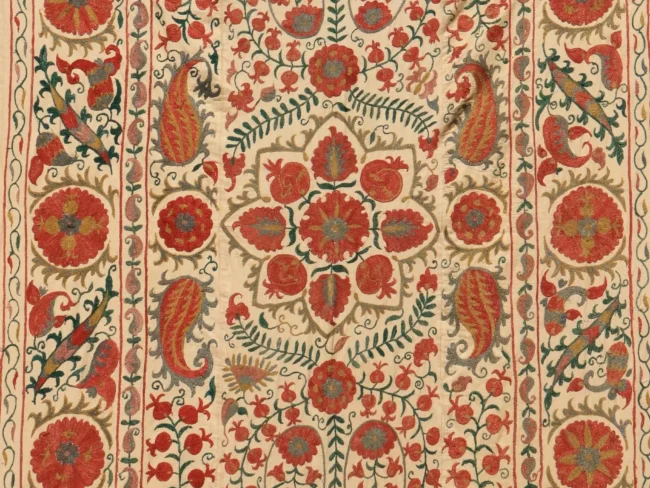 Uzbek handmade embroidery suzani. Bedspread, Bedcover, Wall hanging, Tapestry, Wall decor, Throw, tablecloth.