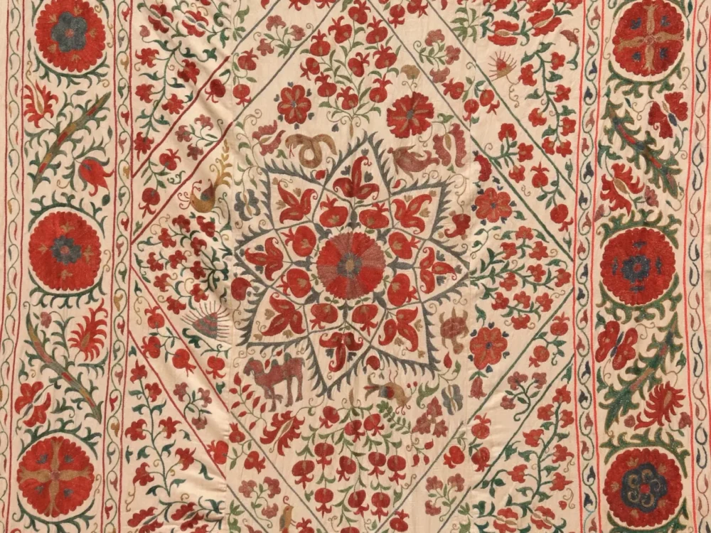 il_fullxfull.6705345533_dkii Uzbek handmade embroidery suzani. Bedspread, Bedcover, Wall hanging, Tapestry, Wall decor, Throw, tablecloth.