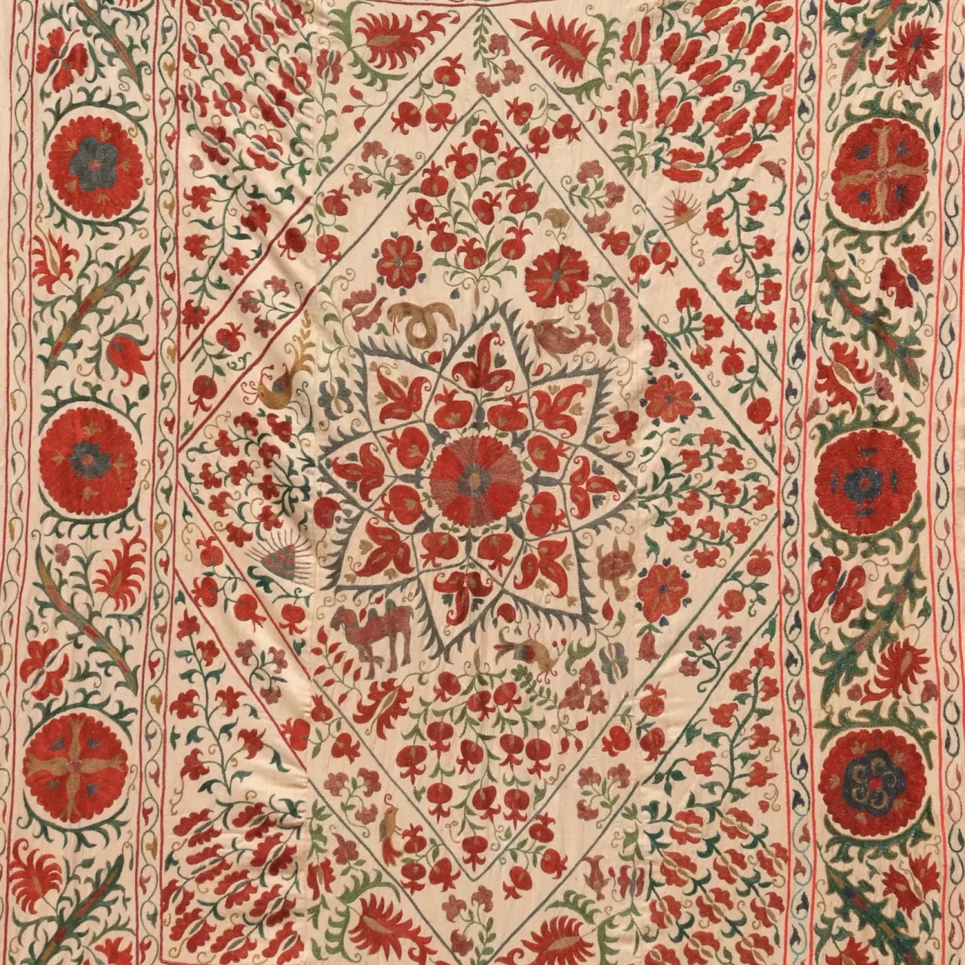 Uzbek handmade embroidery suzani. Bedspread, Bedcover, Wall hanging, Tapestry, Wall decor, Throw, tablecloth.