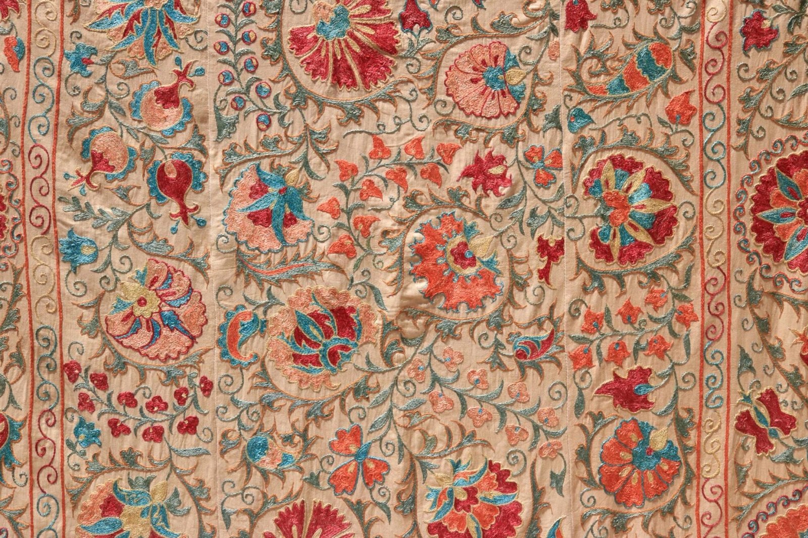 Uzbek handmade embroidery suzani. Bedspread, Bedcover, Wall hanging, Tapestry, Wall decor, Throw, tablecloth.