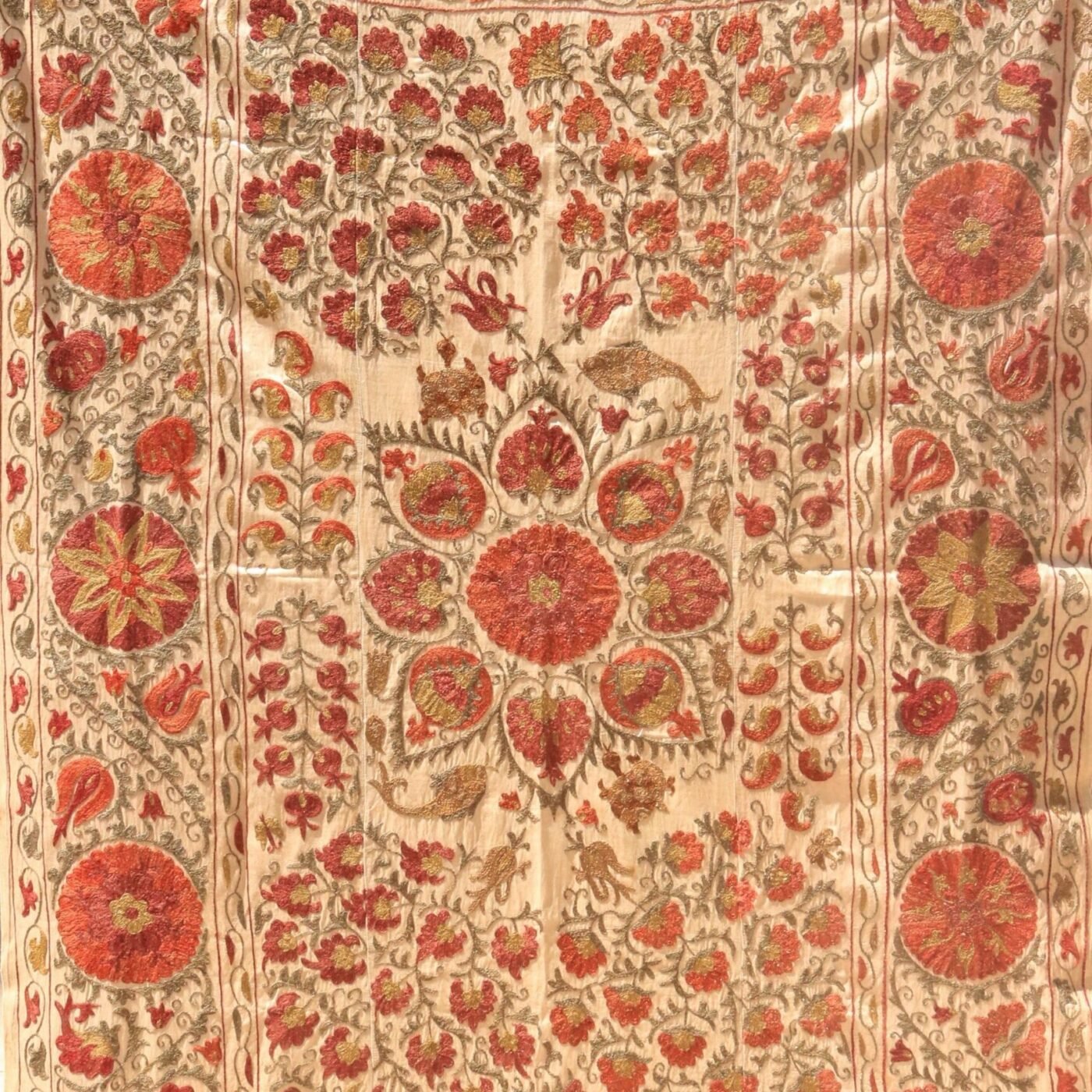 Uzbek handmade embroidery suzani. Bedspread, Bedcover, Wall hanging, Tapestry, Wall decor, Throw, tablecloth.