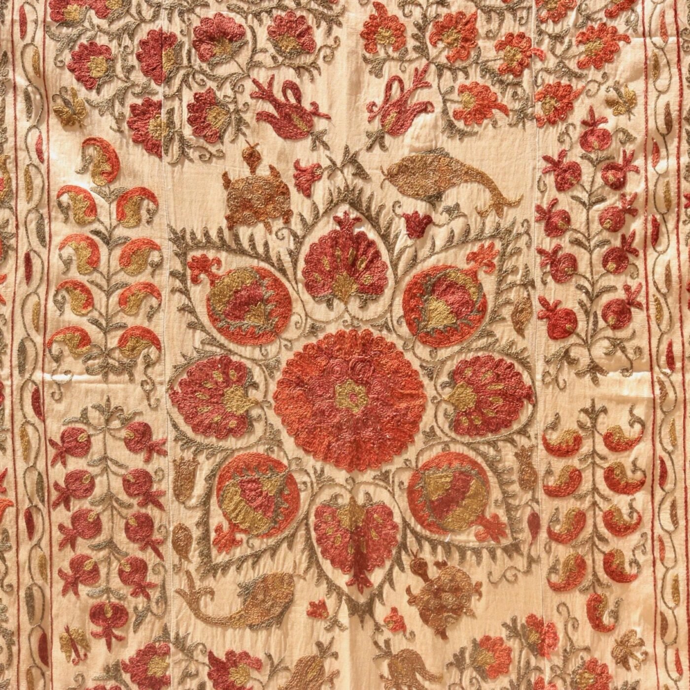 Uzbek handmade embroidery suzani. Bedspread, Bedcover, Wall hanging, Tapestry, Wall decor, Throw, tablecloth.