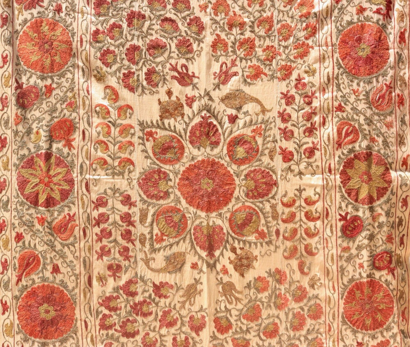 Uzbek handmade embroidery suzani. Bedspread, Bedcover, Wall hanging, Tapestry, Wall decor, Throw, tablecloth.