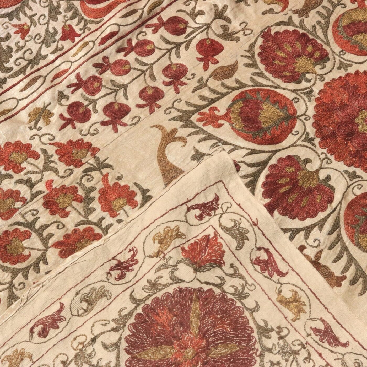 Uzbek handmade embroidery suzani. Bedspread, Bedcover, Wall hanging, Tapestry, Wall decor, Throw, tablecloth.