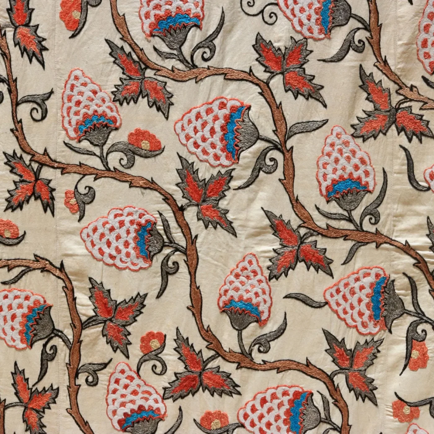 Uzbek handmade embroidery suzani. Bedspread, Bedcover, Wall hanging, Tapestry, Wall decor, Throw, tablecloth.