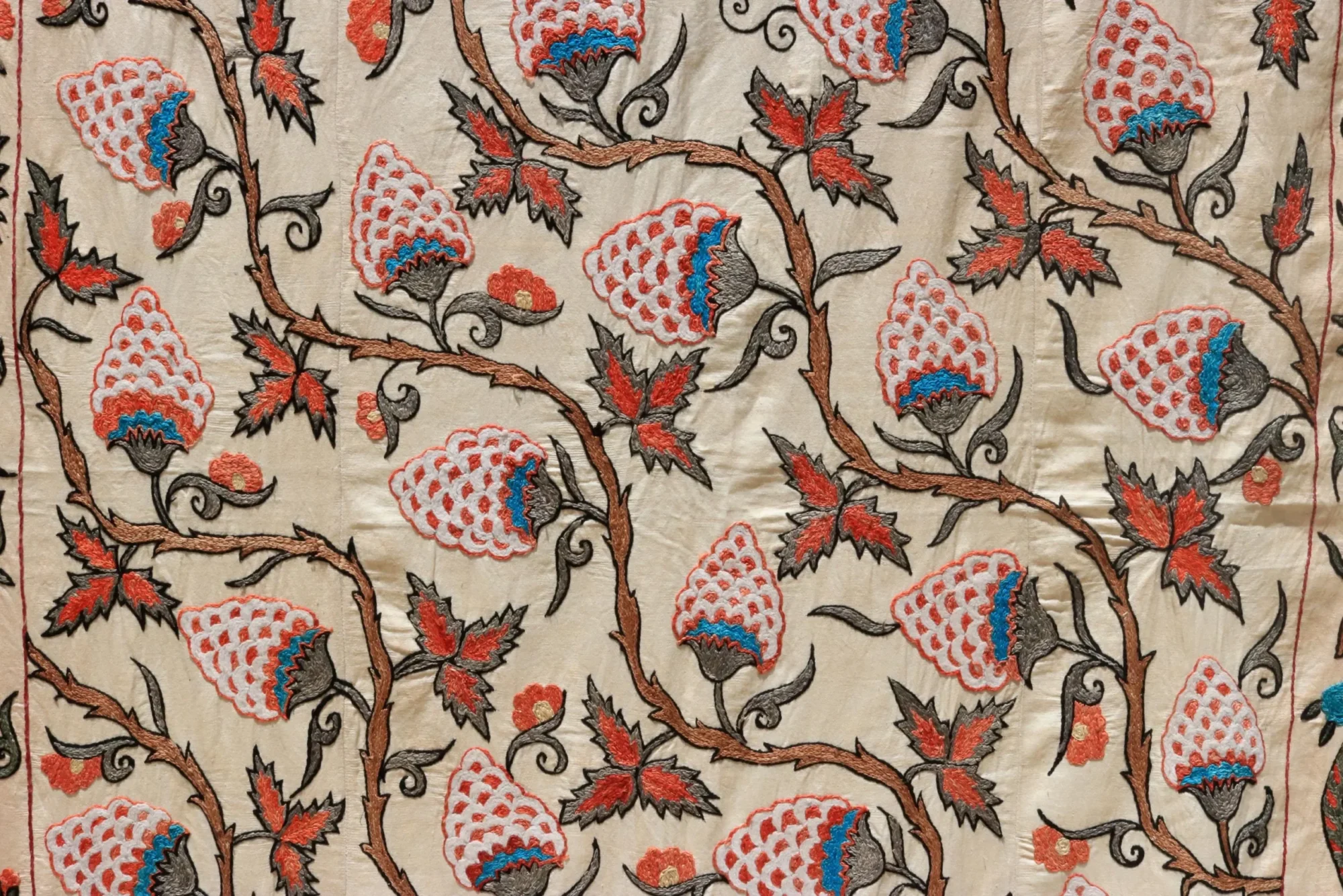 Uzbek handmade embroidery suzani. Bedspread, Bedcover, Wall hanging, Tapestry, Wall decor, Throw, tablecloth.