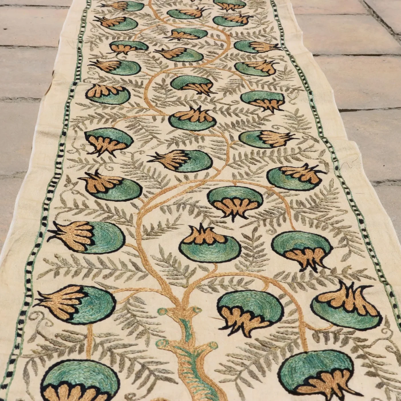 Uzbek handmade embroidery suzani. Bedspread, Bedcover, Wall hanging, Tapestry, Wall decor, Throw, tablecloth.