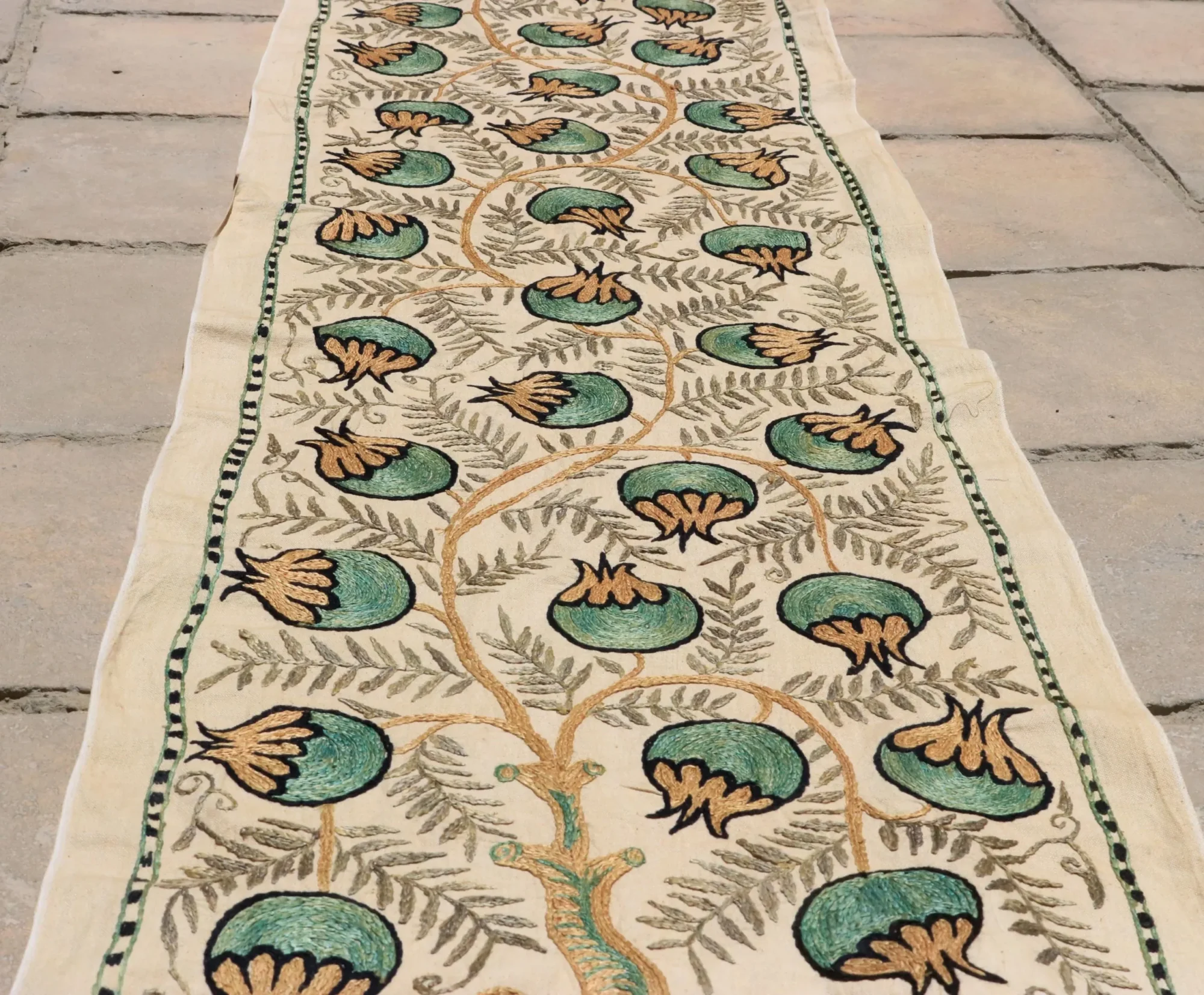 Uzbek handmade embroidery suzani. Bedspread, Bedcover, Wall hanging, Tapestry, Wall decor, Throw, tablecloth.