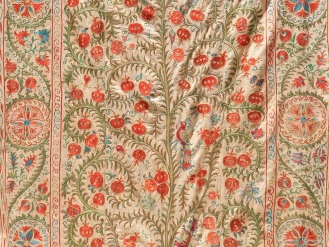 Uzbek handmade embroidery suzani. Bedspread, Bedcover, Wall hanging, Tapestry, Wall decor, Throw, tablecloth.