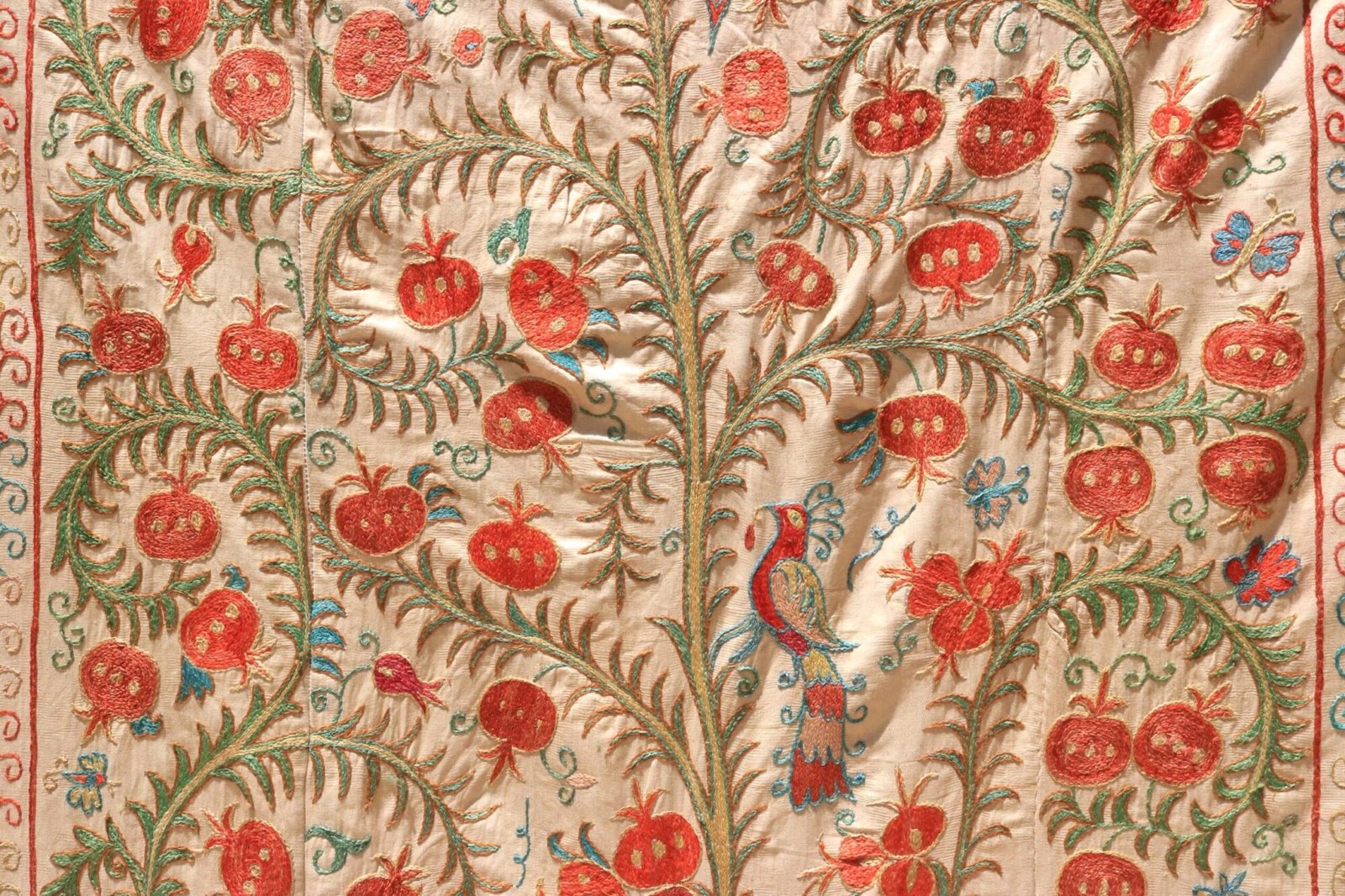 Uzbek handmade embroidery suzani. Bedspread, Bedcover, Wall hanging, Tapestry, Wall decor, Throw, tablecloth.