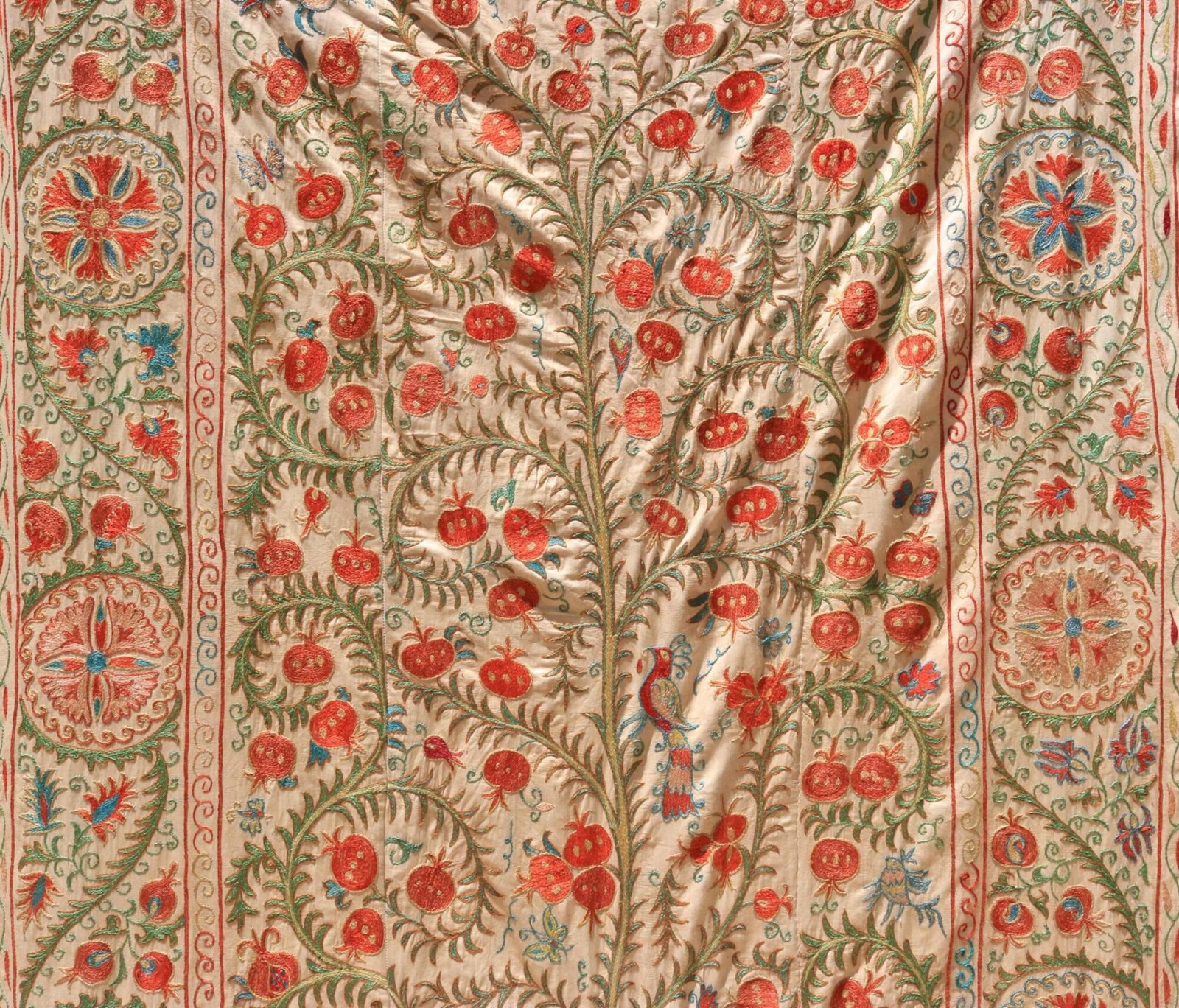 Uzbek handmade embroidery suzani. Bedspread, Bedcover, Wall hanging, Tapestry, Wall decor, Throw, tablecloth.