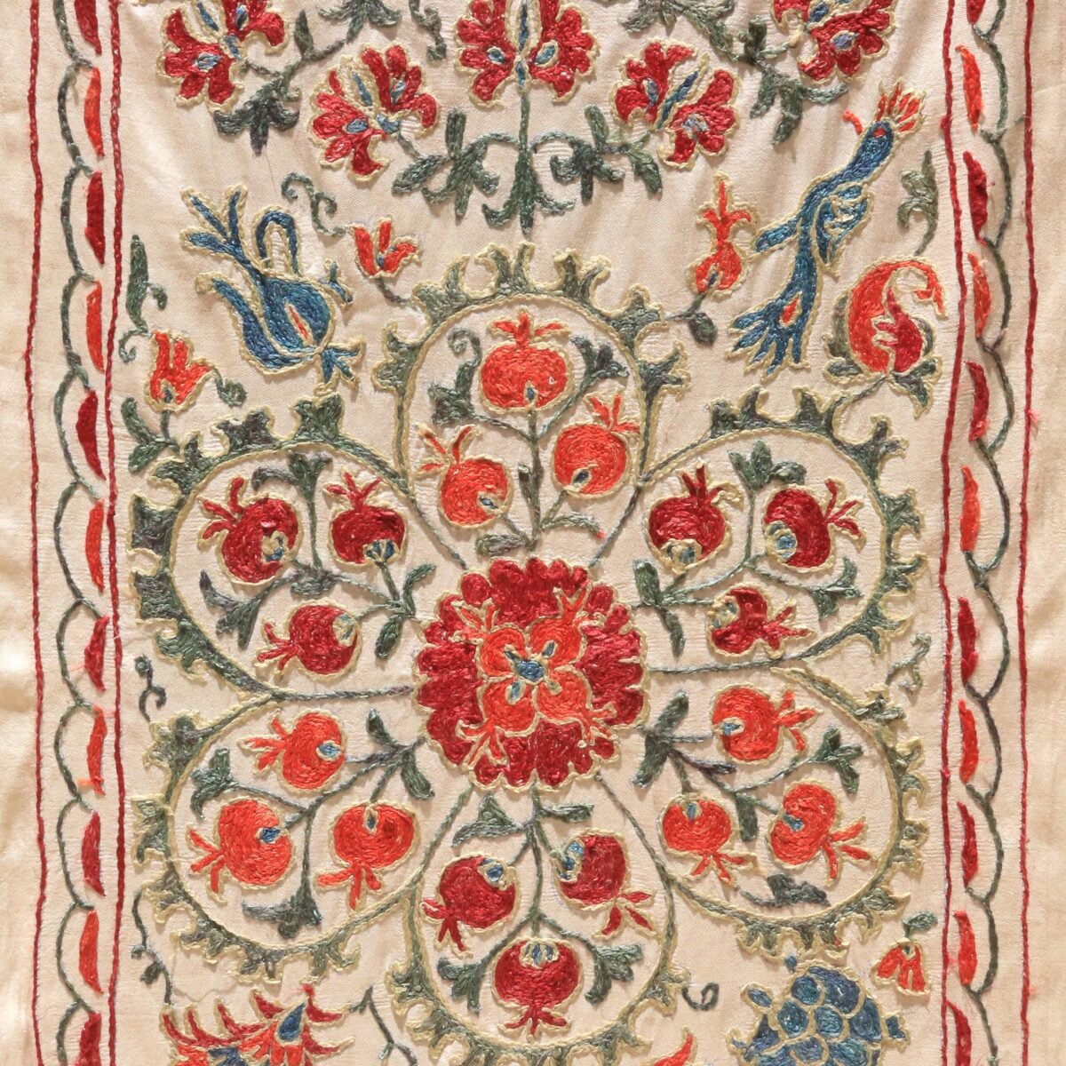 Uzbek handmade embroidery suzani. Bedspread, Bedcover, Wall hanging, Tapestry, Wall decor, Throw, tablecloth.