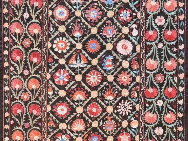 Uzbek handmade embroidery suzani. Bedspread, Bedcover, Wall hanging, Tapestry, Wall decor, Throw, tablecloth.