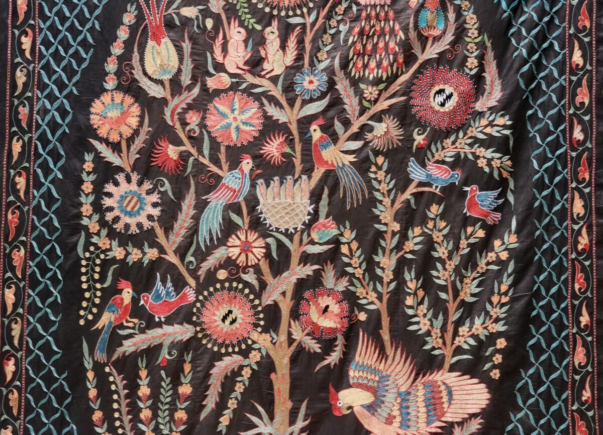 Uzbek handmade embroidery suzani. Bedspread, Bedcover, Wall hanging, Tapestry, Wall decor, Throw, tablecloth.