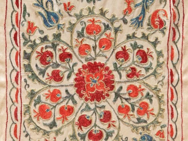 Uzbek handmade embroidery suzani. Bedspread, Bedcover, Wall hanging, Tapestry, Wall decor, Throw, tablecloth.