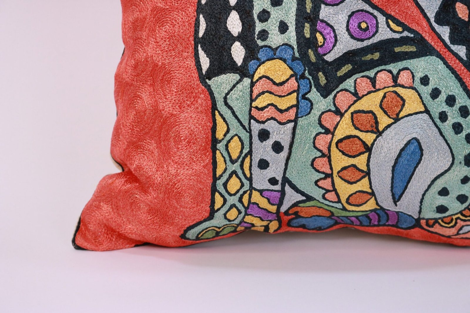 Hand made embroidery pillow cover, pillow case Pablo Picasso style, Decorative cushion cover