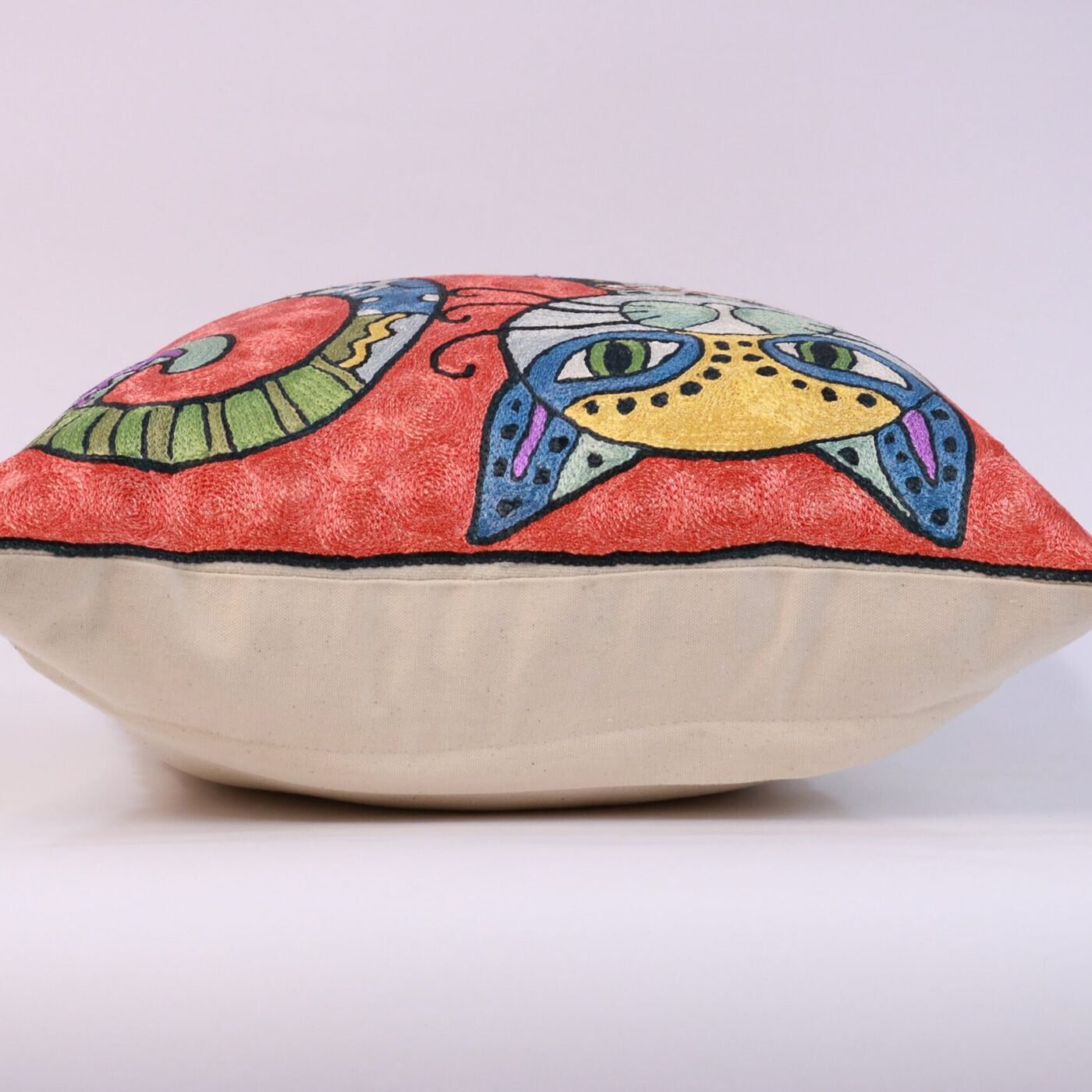 Hand made embroidery pillow cover, pillow case Pablo Picasso style, Decorative cushion cover