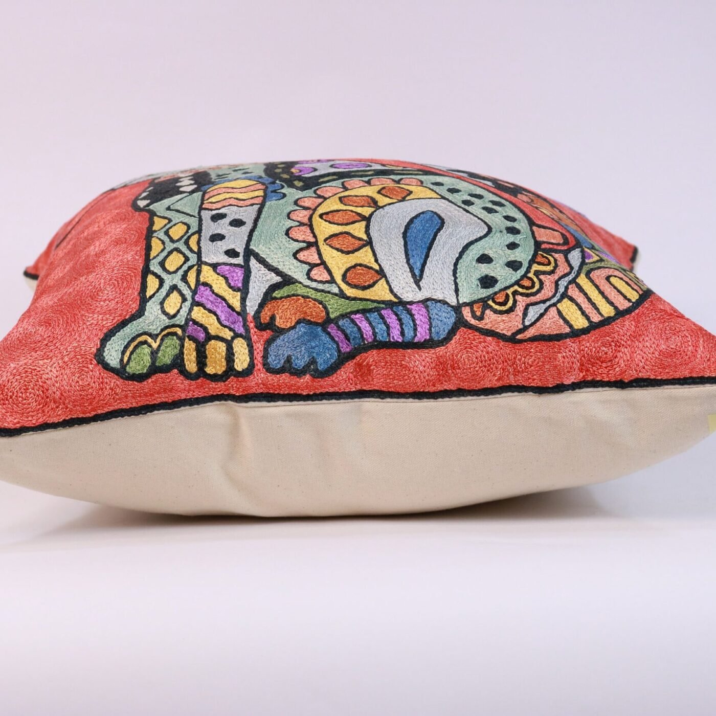 Hand made embroidery pillow cover, pillow case Pablo Picasso style, Decorative cushion cover