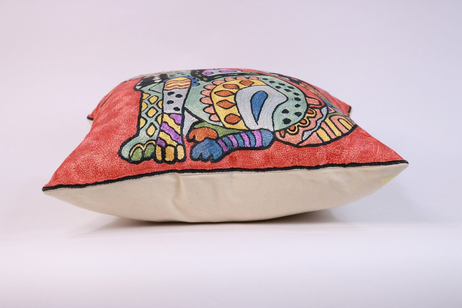 Hand made embroidery pillow cover, pillow case Pablo Picasso style, Decorative cushion cover