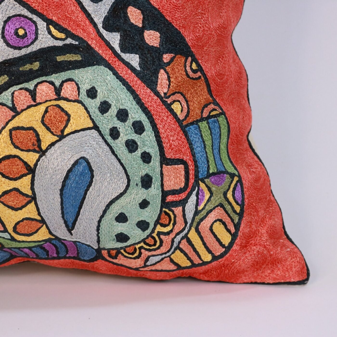 Hand made embroidery pillow cover, pillow case Pablo Picasso style, Decorative cushion cover